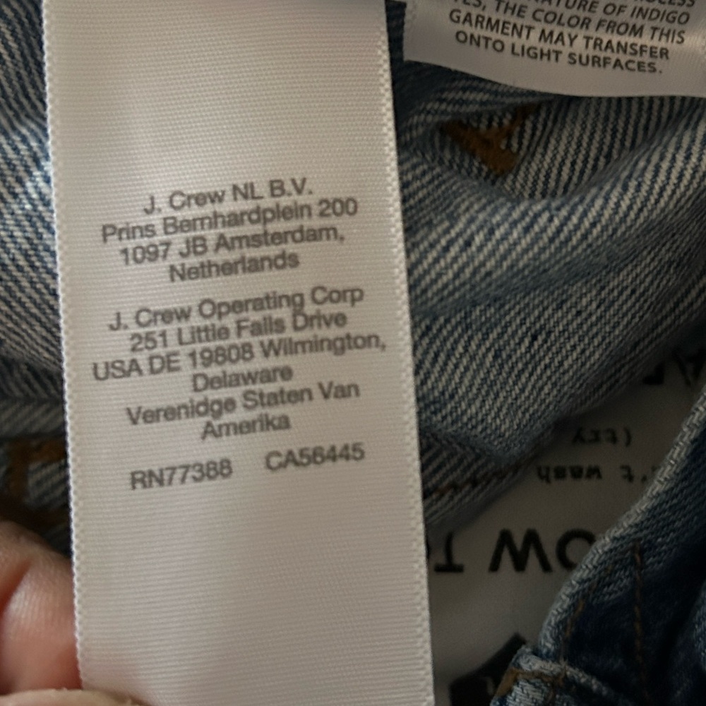 Madewell The Perfect Vintage Med Light Wash Straight Utility Carpenter Jeans 25 - Picture 16 of 16